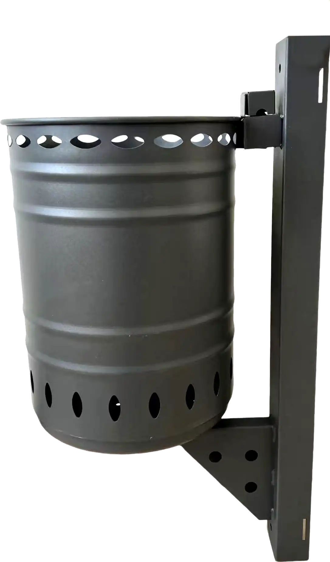 What are the benefits of metal outdoor dustbins compared to plastic ones?